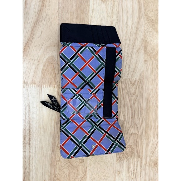 VERA BRADLEY ONE FOR THE MONEY BI-FOLD WALLET WITH KEYCHAIN "VERSAILLES #64 - Picture 5 of 6
